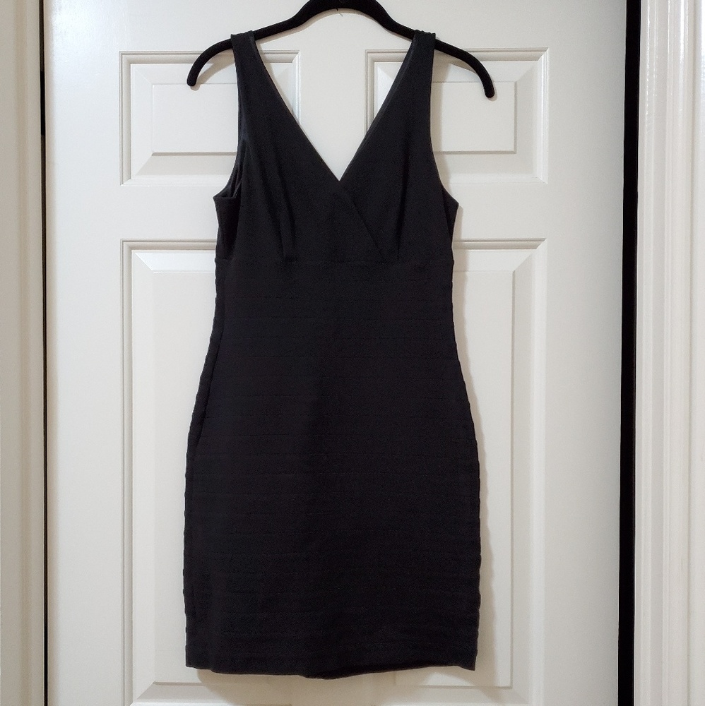 Express black bodycon dress